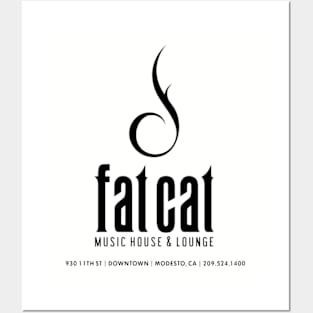 Fat Cat Music House & Lounge Tribute Logo Posters and Art